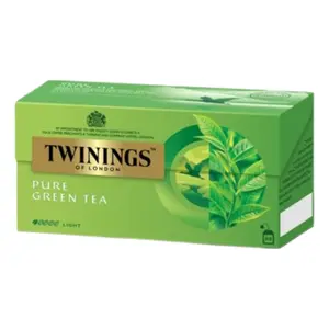 Trà Xanh Nguyên Chất, Pure Green Tea, 25 Túi Trà (50g) - TWININGS